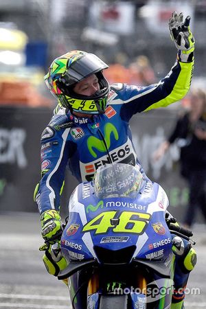 Segundo lugar, Valentino Rossi, Yamaha Factory Racing