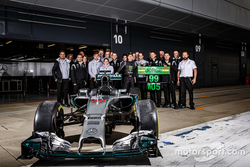 MotoGP-Champion Jorge Lorenzo, Mercedes AMG F1 W05