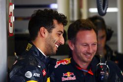 Daniel Ricciardo, Red Bull Racing with Christian Horner, Red Bull Racing Team Principal