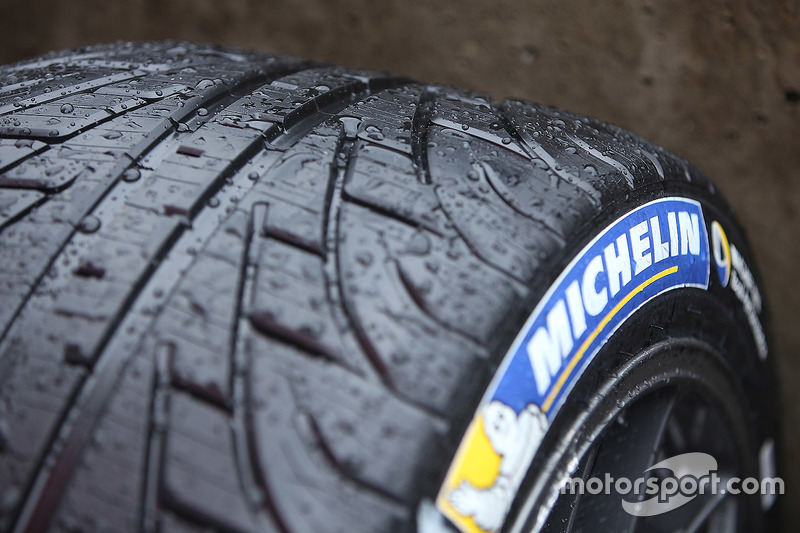 Michelin rain tire at Sebring
