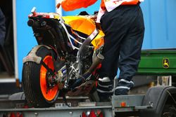 Moto chocada de Marc Márquez, Repsol Honda Team