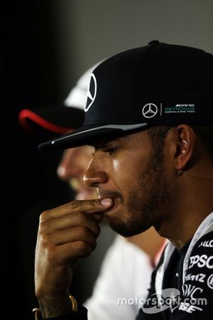 Lewis Hamilton, Mercedes AMG F1en la Conferencia de prensa FIA