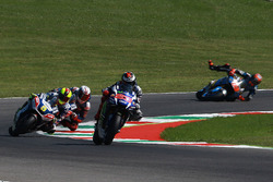 Jorge Lorenzo, Yamaha Factory Racing, Tito Rabat, Marc VDS Racing crashen