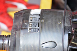 Dischi freni con 1200 fori della Ferrari SF16-H