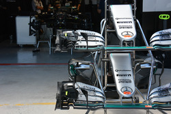 Des nez de la voiture de Nico Rosberg, Mercedes AMG F1 W07 Hybrid