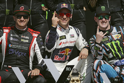 Timo Scheider, MJP Racing Team Austria, Ford Fiesta ST, Mattias Ekström, EKS, Audi S1 EKS RX Quattro, Andreas Bakkerud, Hoonigan Racing Division, Ford Focus RSRX