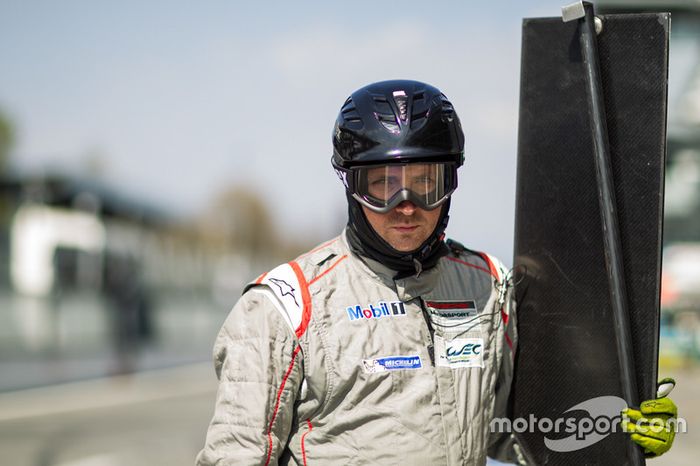 Un membro del Team Porsche