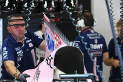 Sahara Force India VJM10 engine cover detail