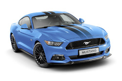 Ford Mustang Blue trim