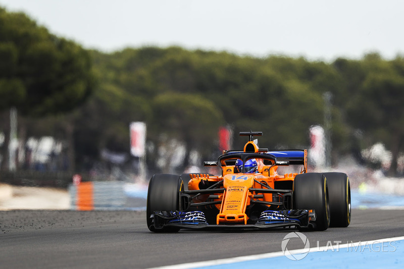Hayal kırıklığı yaratan bir başka yarış esnasında Alonso
