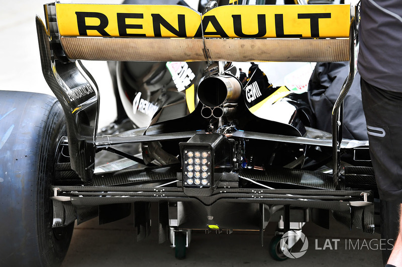 L'arrière de la R.S. 18, Renault Sport F1 Team