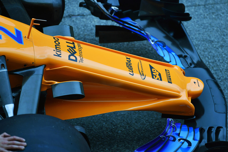 McLaren MCL33 nose detail