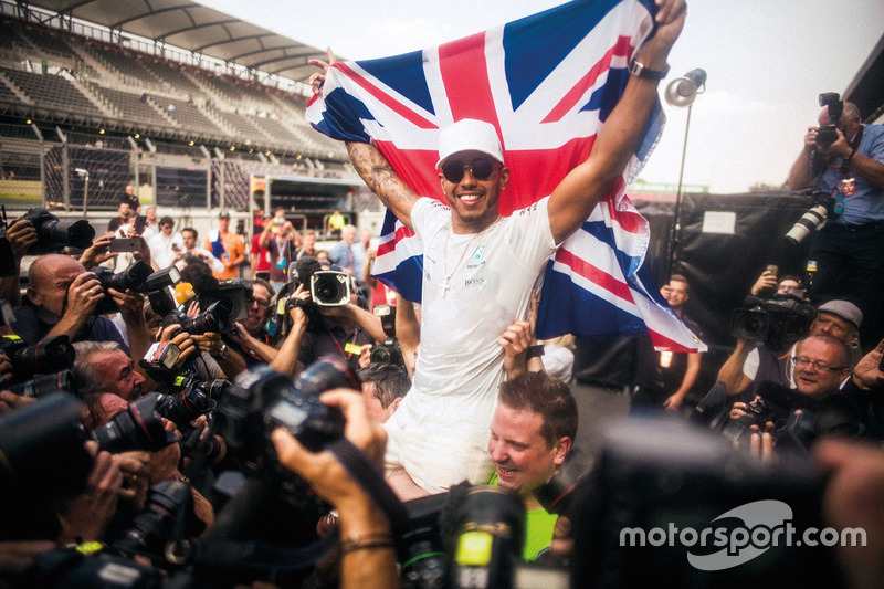 Il Campione del Mondo 2017 Lewis Hamilton, Mercedes AMG F1