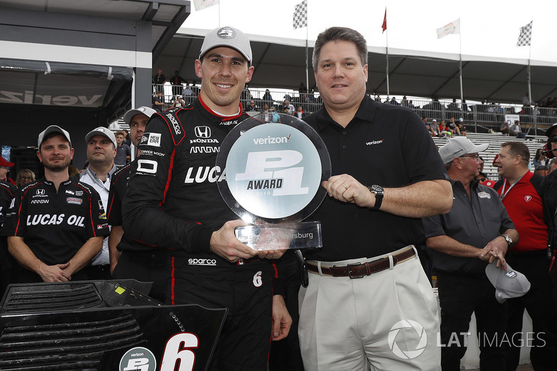 Polesitter Robert Wickens, Schmidt Peterson Motorsports Honda