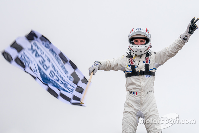 Le vainqueur #94 Romain Dumas, Volkswagen I.D. R Pikes Peak