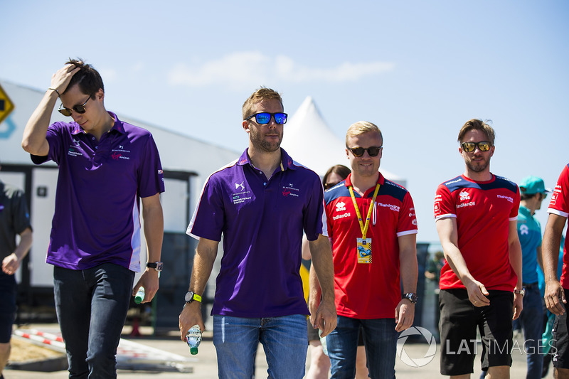 Alex Lynn, DS Virgin Racing, Sam Bird, DS Virgin Racing, Felix Rosenqvist, Mahindra Racing, Nick Heidfeld, Mahindra Racing