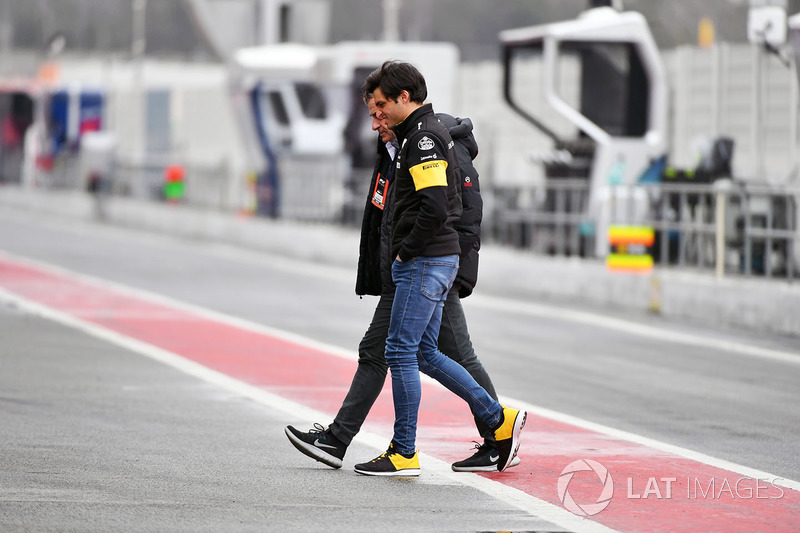Carlos Sainz Jr., Renault Sport F1 Team consu padre Father Carlos Sainz