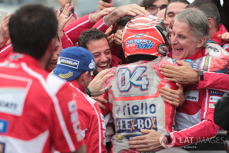 Yarış galibi Andrea Dovizioso, Ducati Team