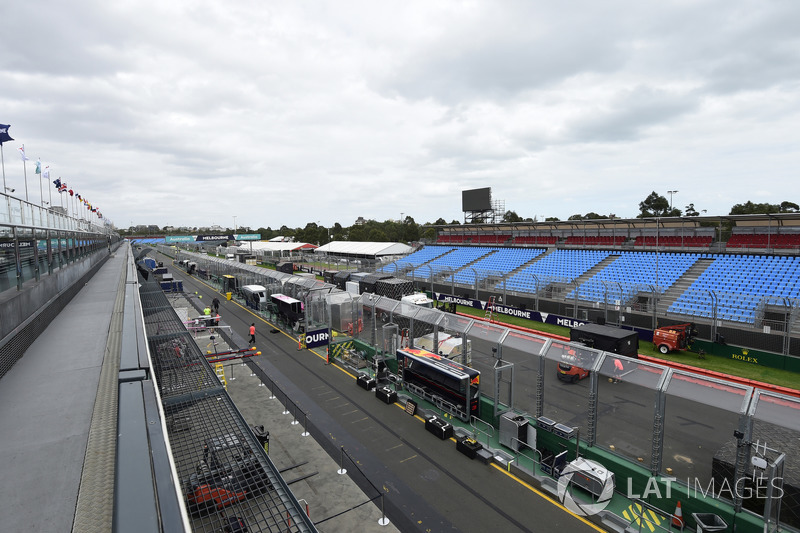 Pit lane