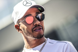 Lewis Hamilton, Mercedes-AMG F1 en el desfile de pilotos