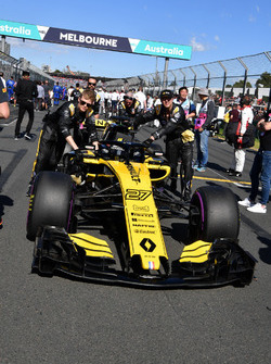 Nico Hulkenberg, Renault Sport F1 Team R.S. 18 gridde