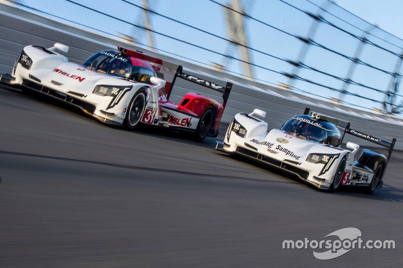 #31 Action Express Racing Cadillac DPi: Eric Curran, Dane Cameron, Mike Conway, Seb Morris, #5 Action Express Racing Cadillac DPi: Joao Barbosa, Christian Fittipaldi, Filipe Albuquerque