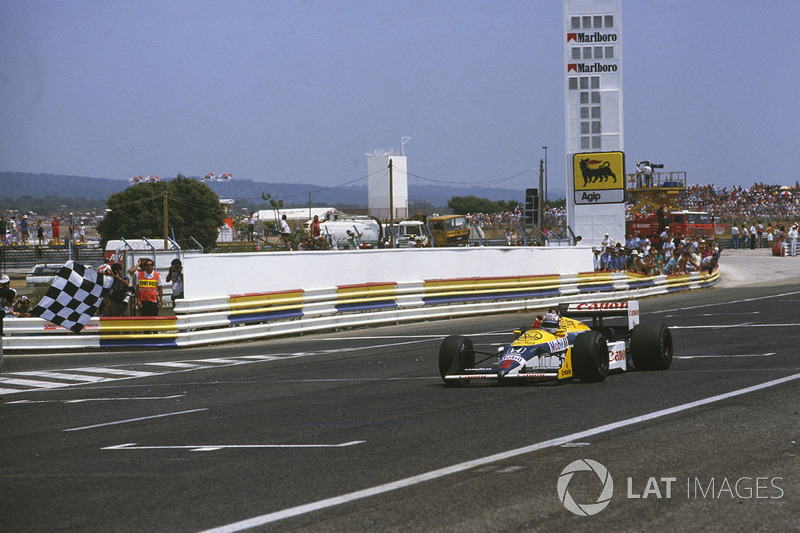A segunda foi em 1987, superado por Nelson Piquet no duelo interno da Williams.