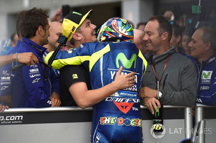 Segundo clasificado en parrilla qualifying for Valentino Rossi, Yamaha Factory Racing