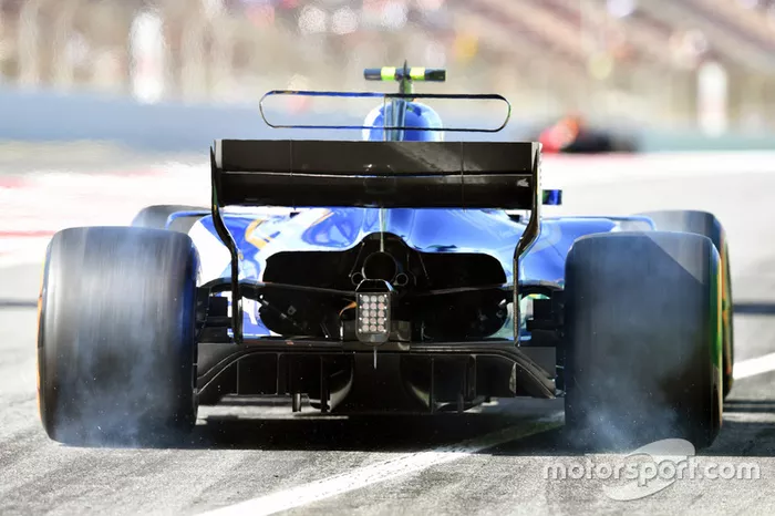 L'arrière de la Sauber C36