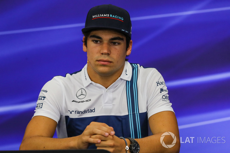 Lance Stroll, Williams in the Press Conference