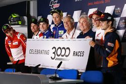 Línea de celebración de pilotos para las 3000 carreras
