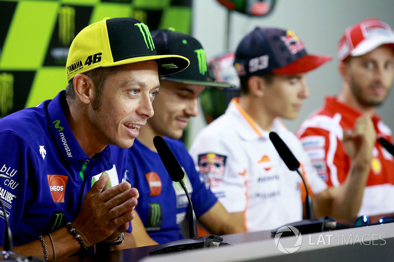 Valentino Rossi, Maverick Vinales, Marc Marquez dan Andrea Dovizioso