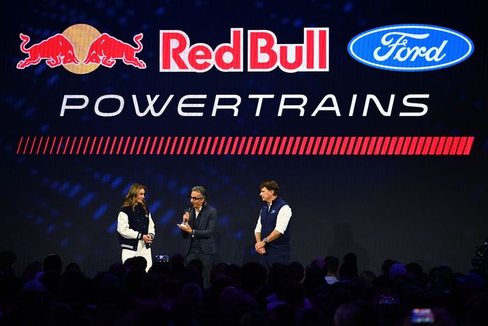 Laurent Mekies, Red Bull Racing Team Principal, Jim Farley, Ford CEO 