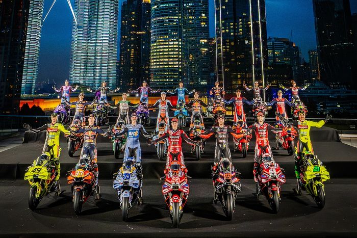 MotoGP riders group photo