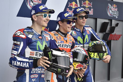 Поул-позиція Марк Маркес, Repsol Honda Team, друге місце Хорхе Лоренсо, Yamaha Factory Racing, третє