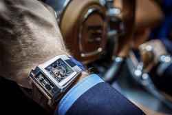 Bugatti Chiron en Parmigiani Fleurier voorstelling