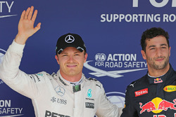 Поул-позиція Ніко Росберг, Mercedes AMG F1 nf третє місце Даніель Ріккардо, Red Bull Racing