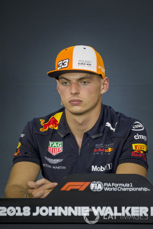 Max Verstappen, Red Bull Racing in press conference