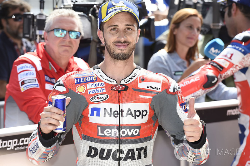 Il secondo qualificato Andrea Dovizioso, Ducati Team