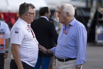 Otmar Szafnauer, Racing Point Force India Teambaas en Lawrence Stroll, Racing Point Force India Teameigenaar