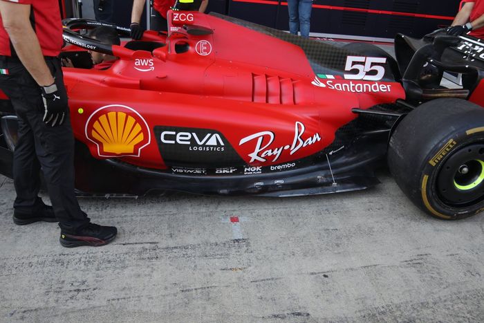 Ferrari SF-23 detalles técnicos 