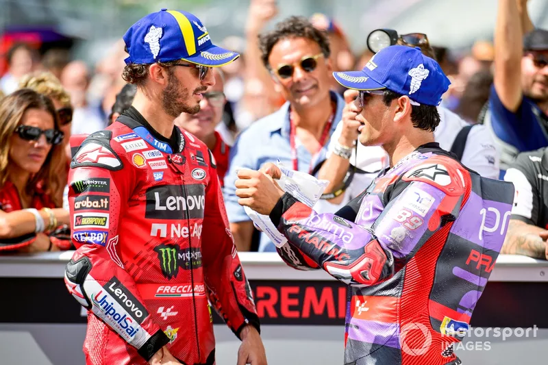 Jorge Martin, Pramac Racing, Francesco Bagnaia, Ducati Team