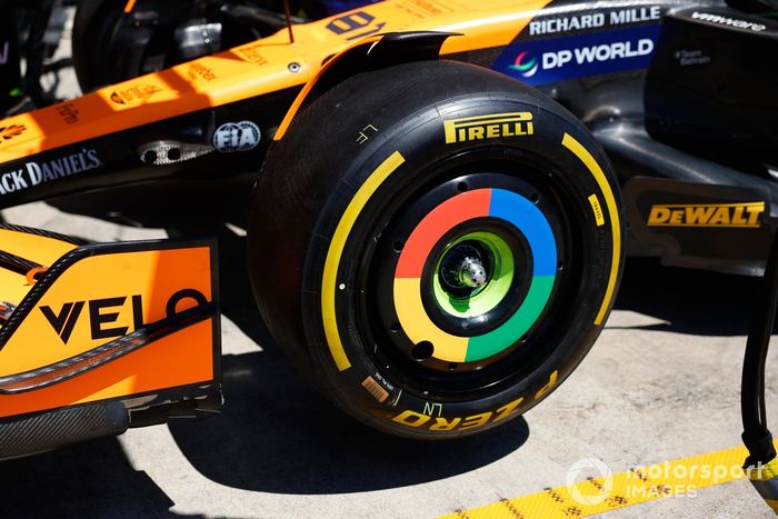 Neumáticos Pirelli P Zero Medium en el McLaren MCL38