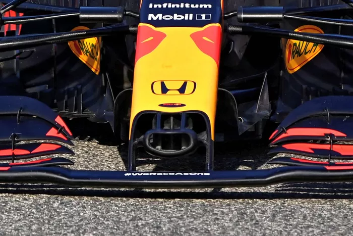 Red Bull Racing RB16B nose detail