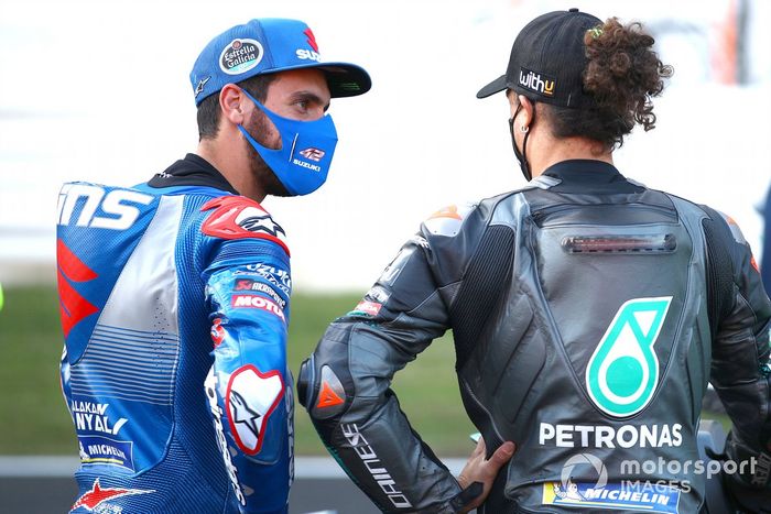 Alex Rins, Team Suzuki MotoGP, Franco Morbidelli, Petronas Yamaha SRT