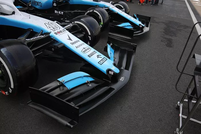 Alerón delantero del Williams Racing FW42