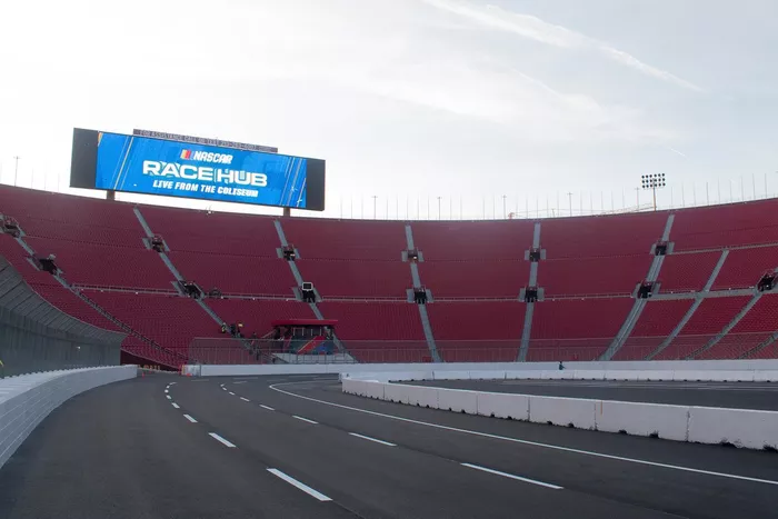 Los Angeles Memorial Coliseum track