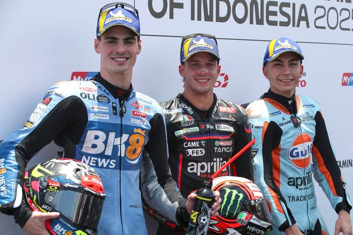 Рауль Фернандес, Trackhouse Racing, Fermanin Alduguer, Gresini Racing, Марко Бецццки, Aprilia Racing
