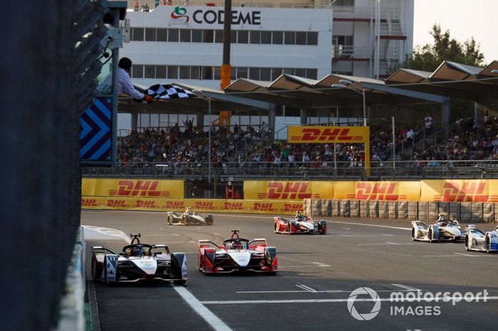 Lucas Di Grassi, Audi Sport ABT Schaeffler, Audi e-tron FE05, gana la carrera de Pascal Wehrlein, Mahindra Racing, M5 Electro