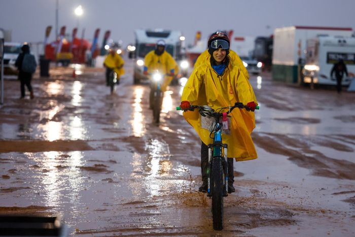 Atmosphere in the rain